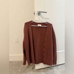 Aritzia Wilfred Button-Down Cashmere Cardigan
